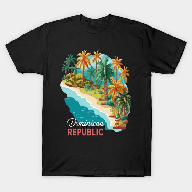 Dominican Republic T-Shirt by Hunter_c4 "Click here to uncover more designs"